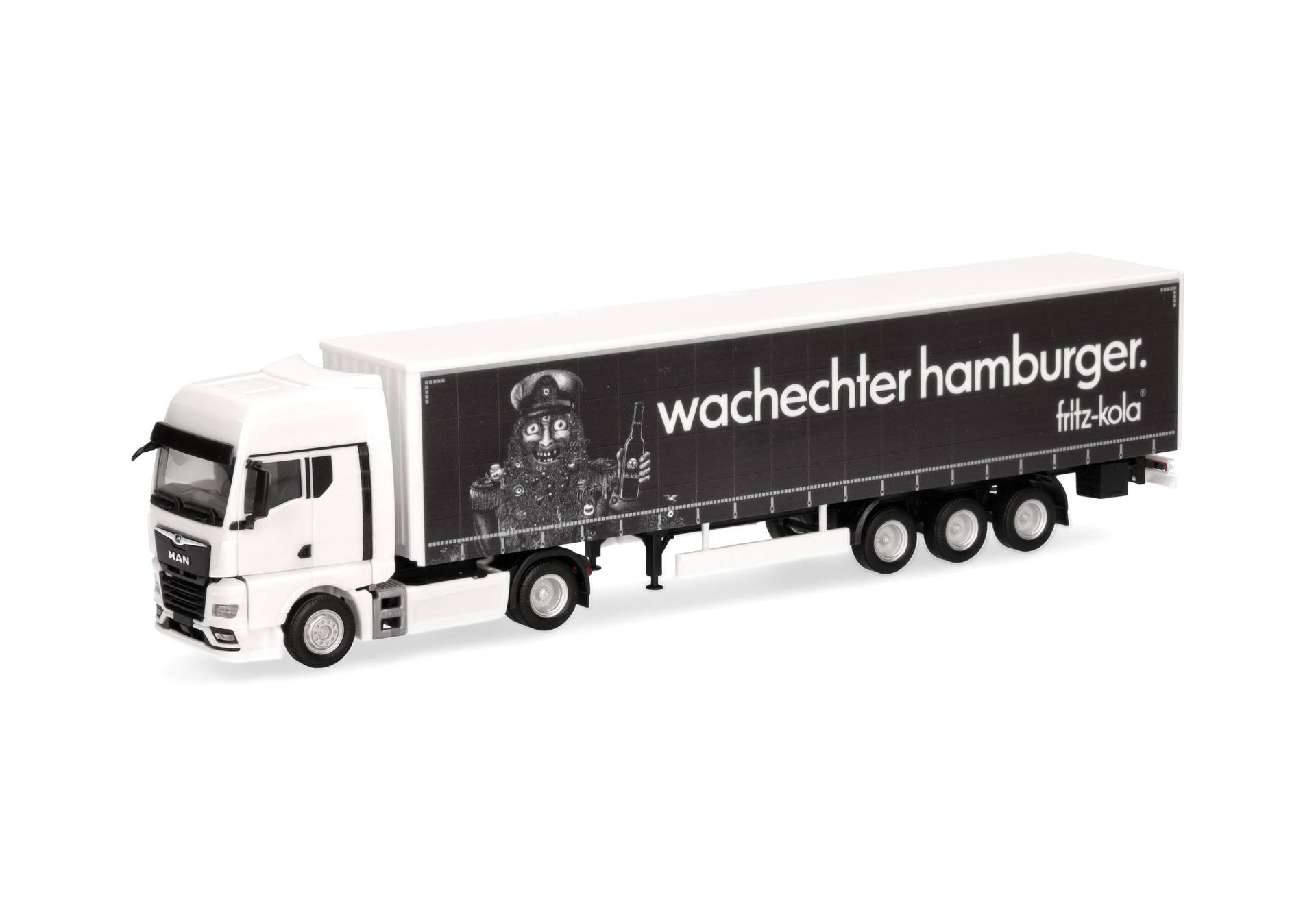 MAN TGX GX curtain canvas semitrailer "fritz-kola"