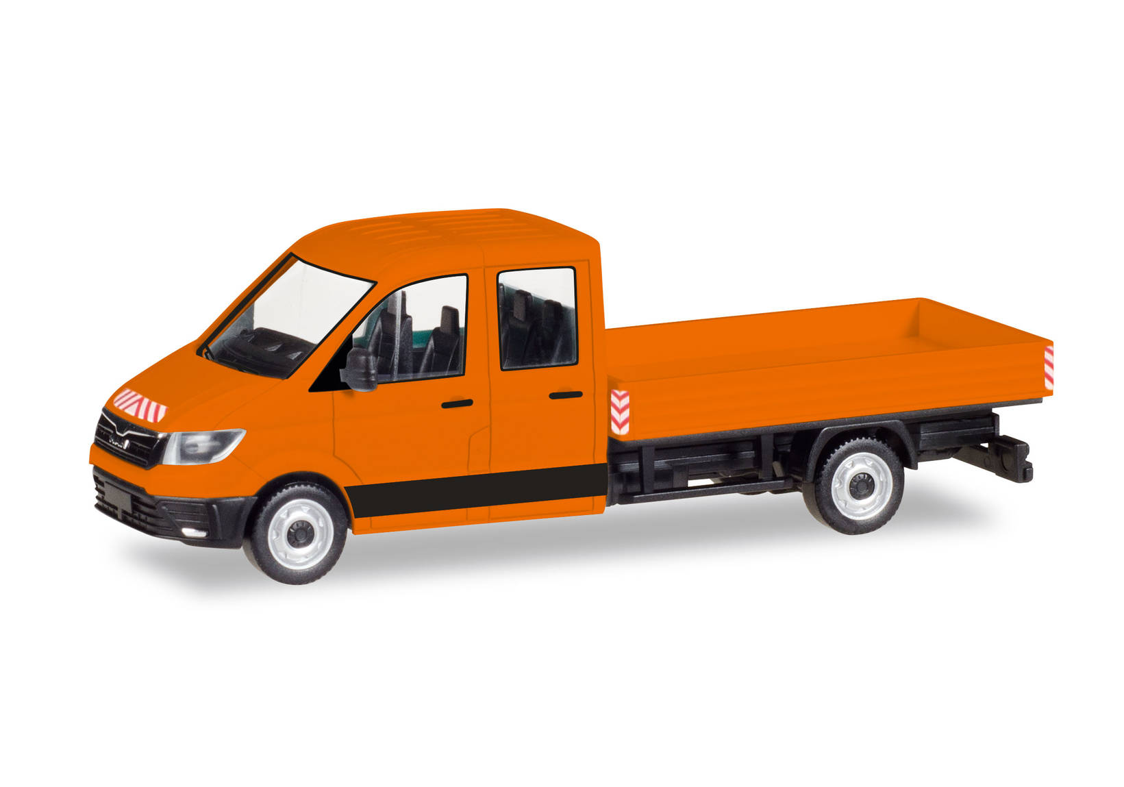 MAN TGE double cabin with platform, communal orange