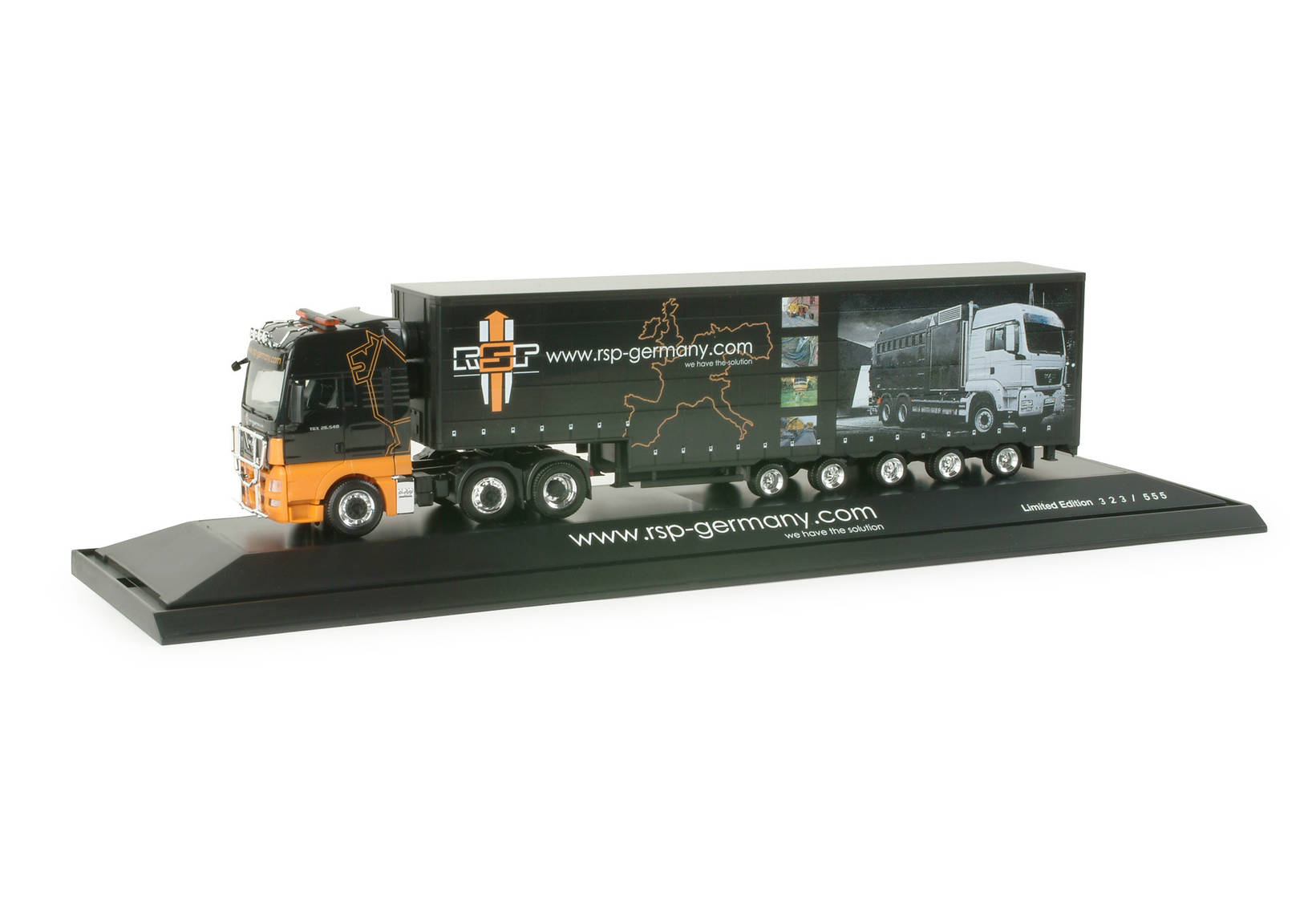 MAN TGX XXL jumbo curtain canvas semitrailer "RSP"