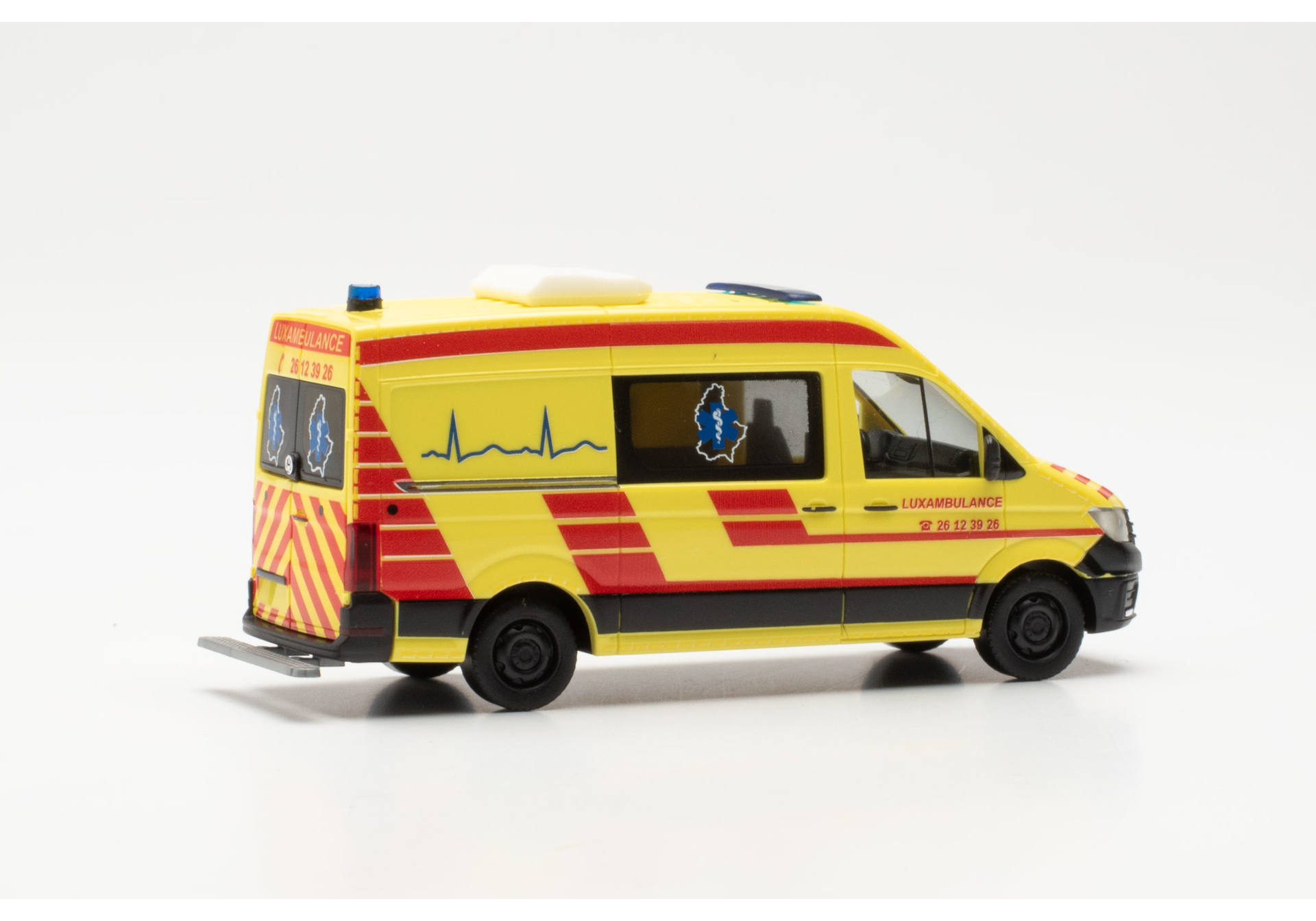 VW Crafter rescue vehicle "Luxambulance" (Luxembourg)