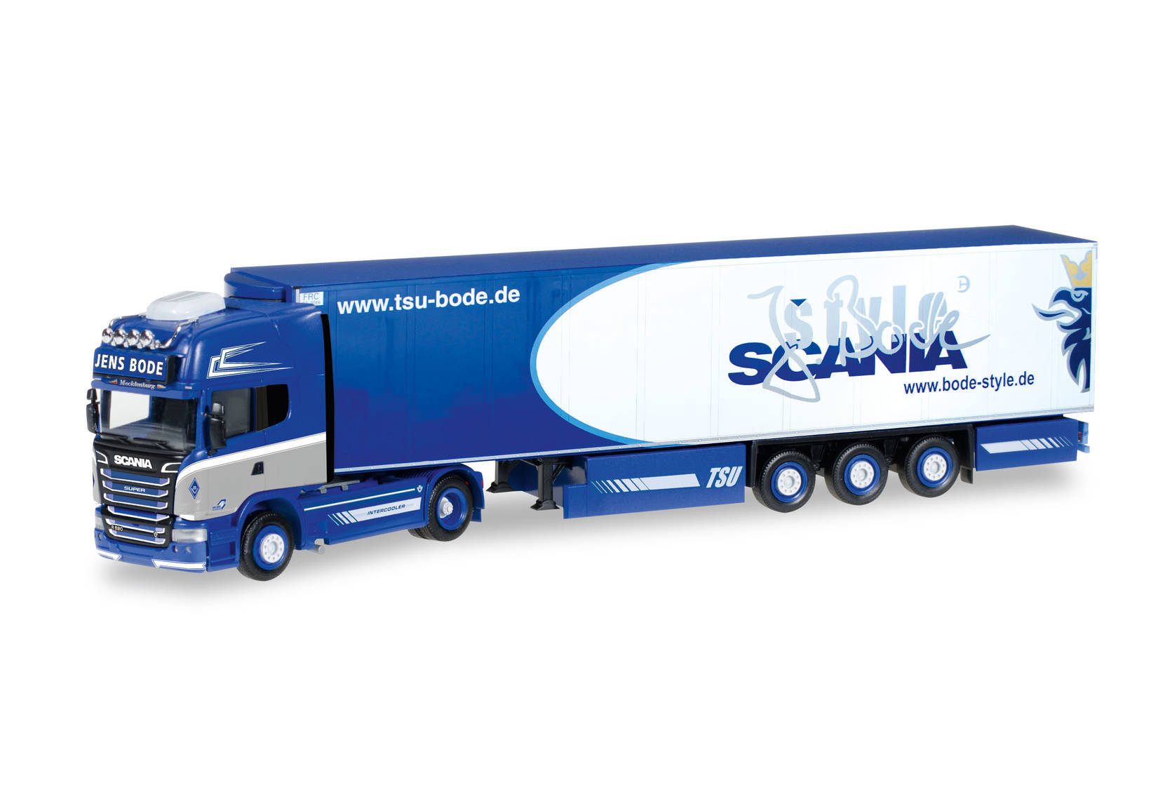 Herpa Scania R 2013 TL refrigerated semitrailer 