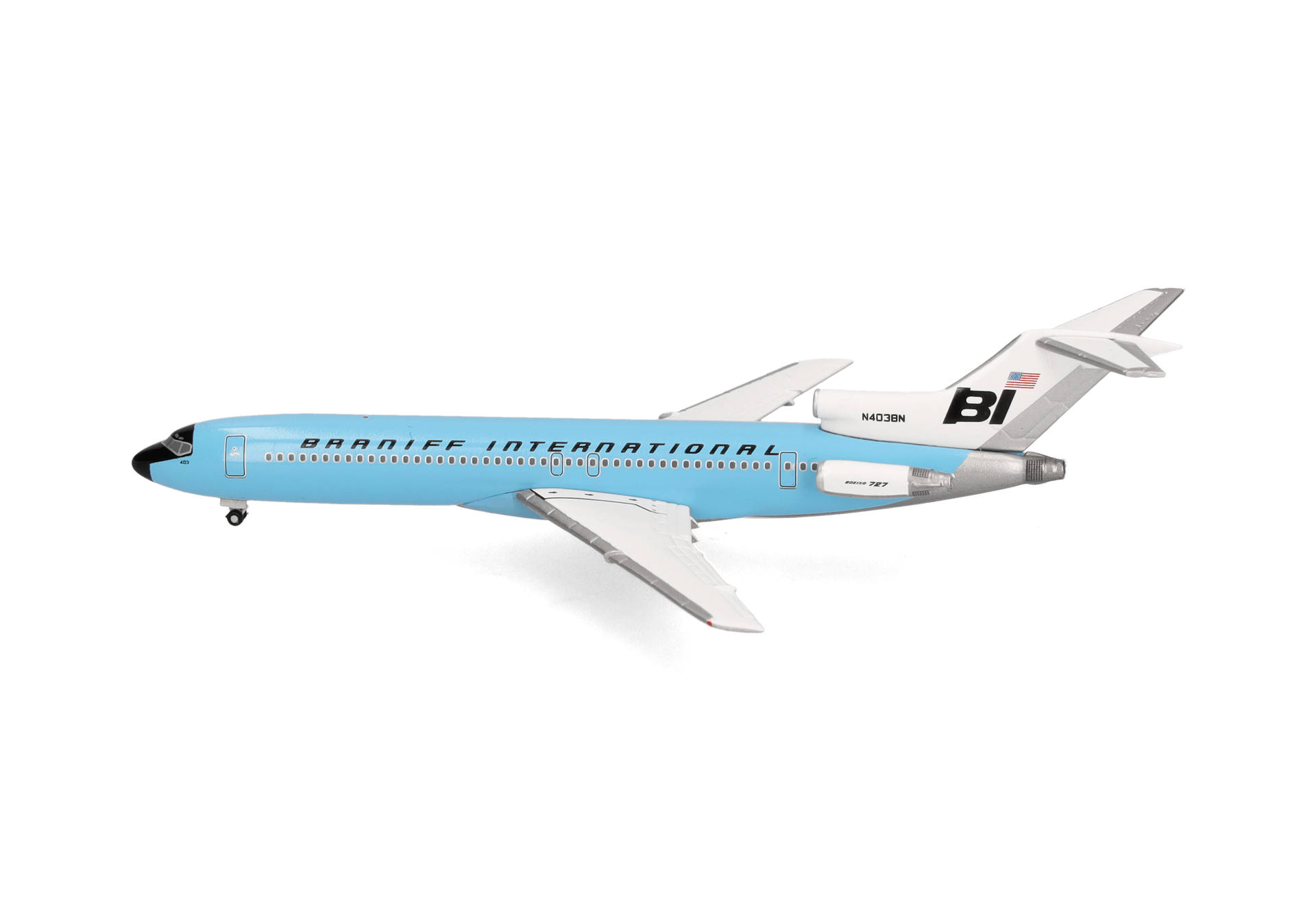 Braniff International Boeing 727-200 - Solid New Dark Blue - N403BN