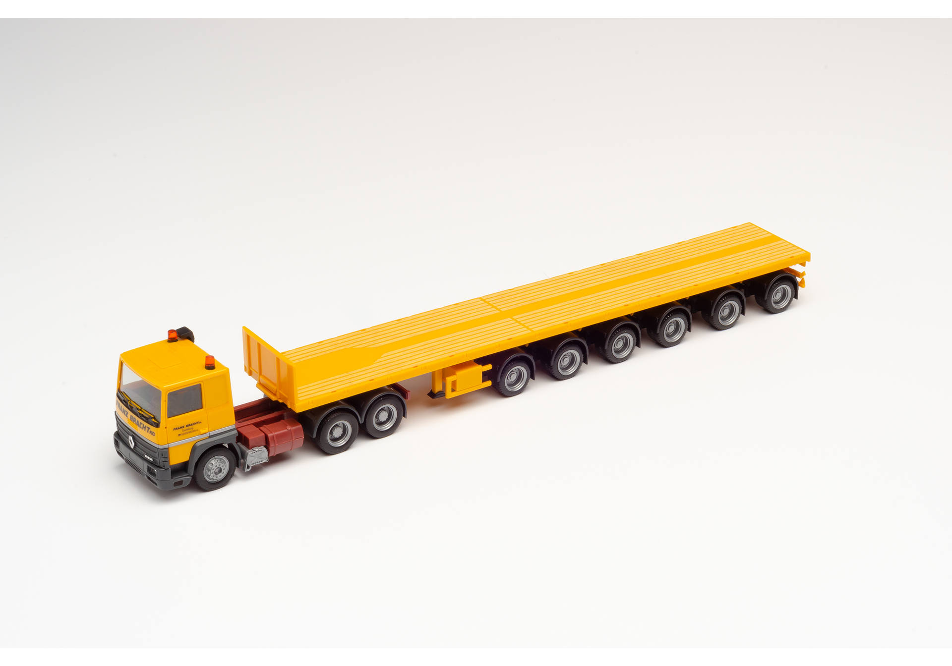 Renault R 360 6×4 ballast trailer semitrailer with four ballast weights "Franz Bracht"