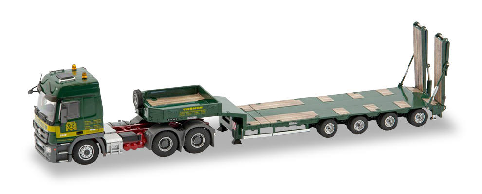 Mercedes-Benz Actros L low boy semitrailer "Thömen"