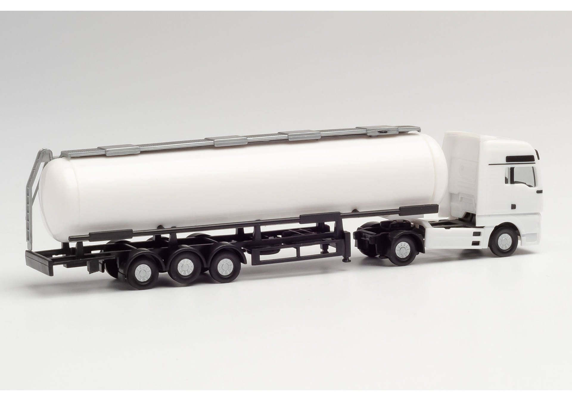 Herpa MiniKit: MAN TGX XXL tank semitrailer truck, white 