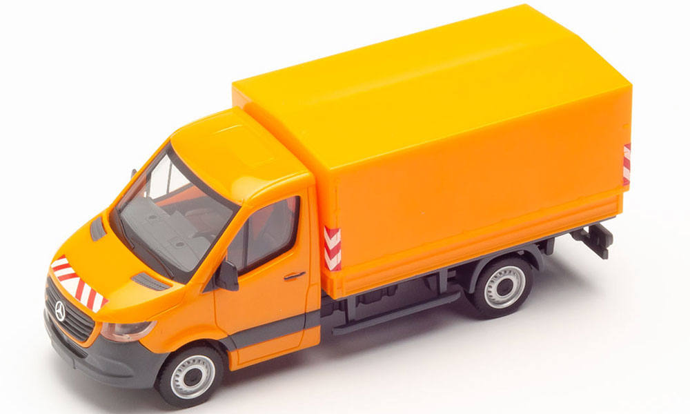 Mercedes-Benz Sprinter Pick-up /canvas communal orange