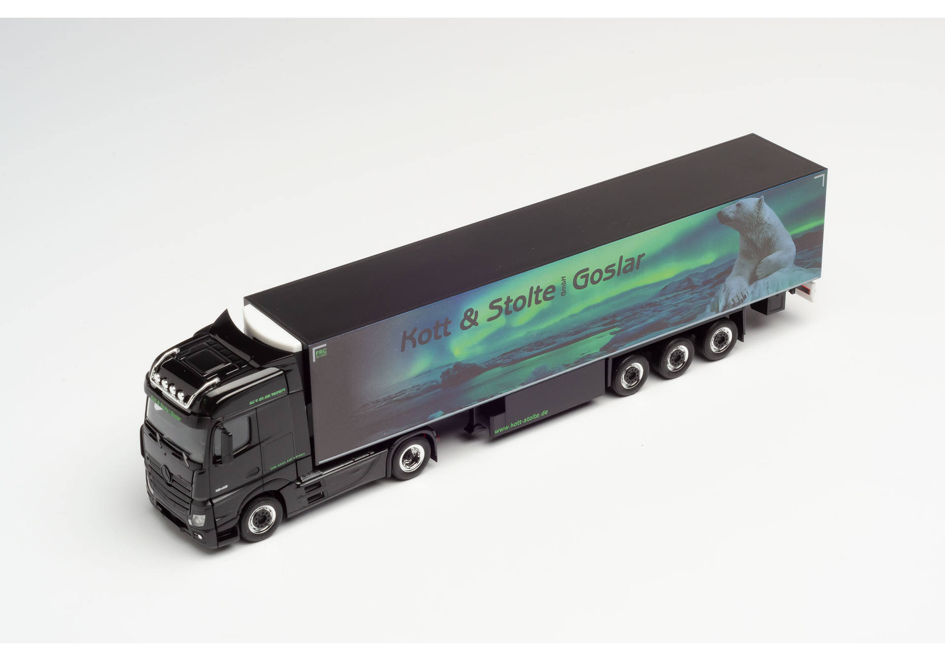 Mercedes-Benz Actros Bigspace refrigerated semitrailer "Kott & Stolte Goslar"