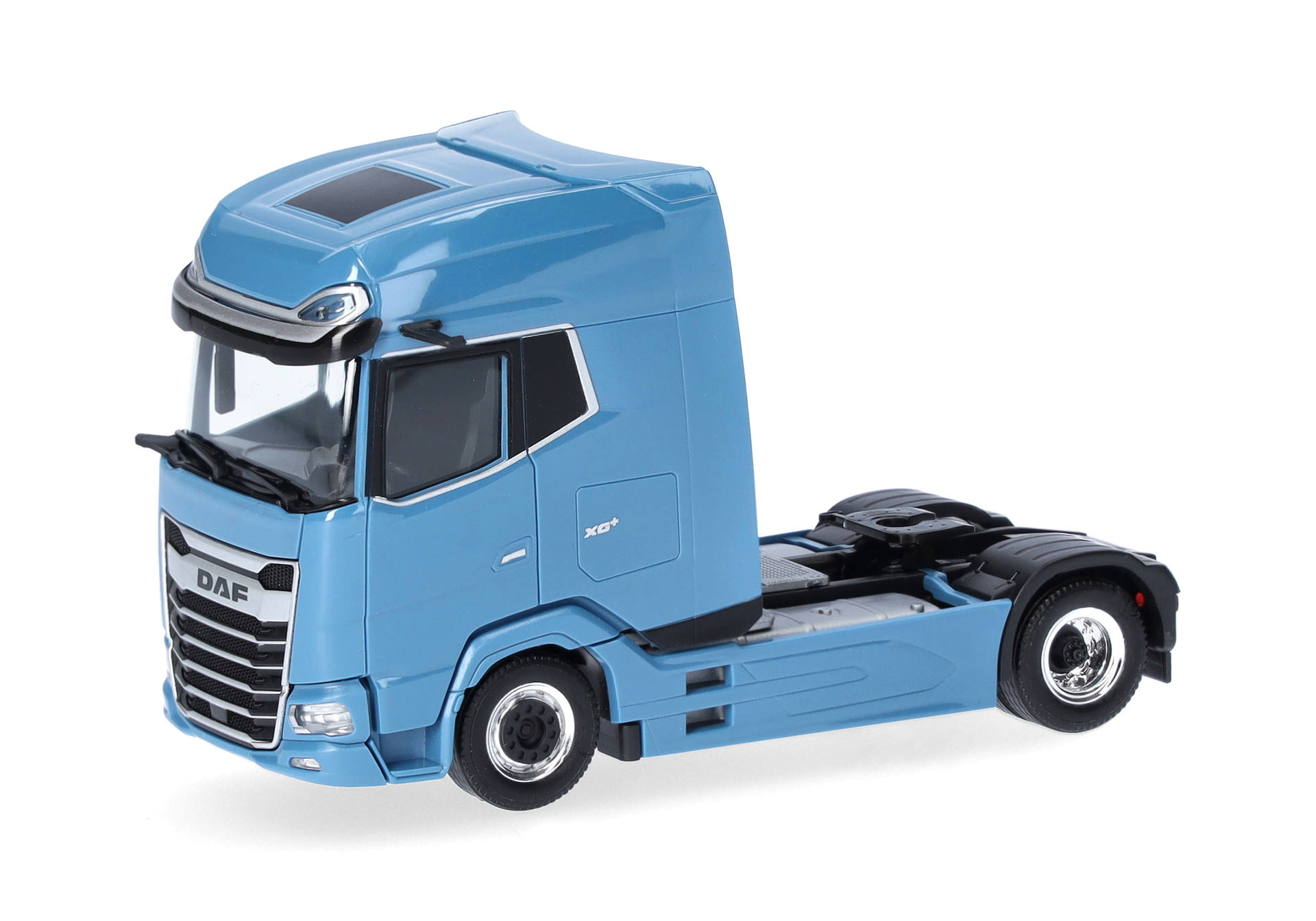 truck, cab, blue, semi-trailer, model, truck, toy, tractor, blue, cabinet?
