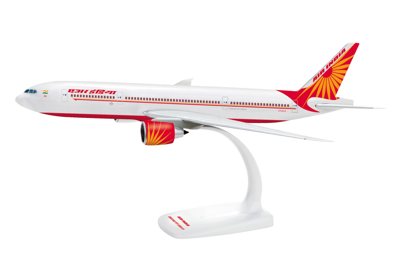 Air India Boeing 777-200LR. This item comes / came in Wooster branded packaging.