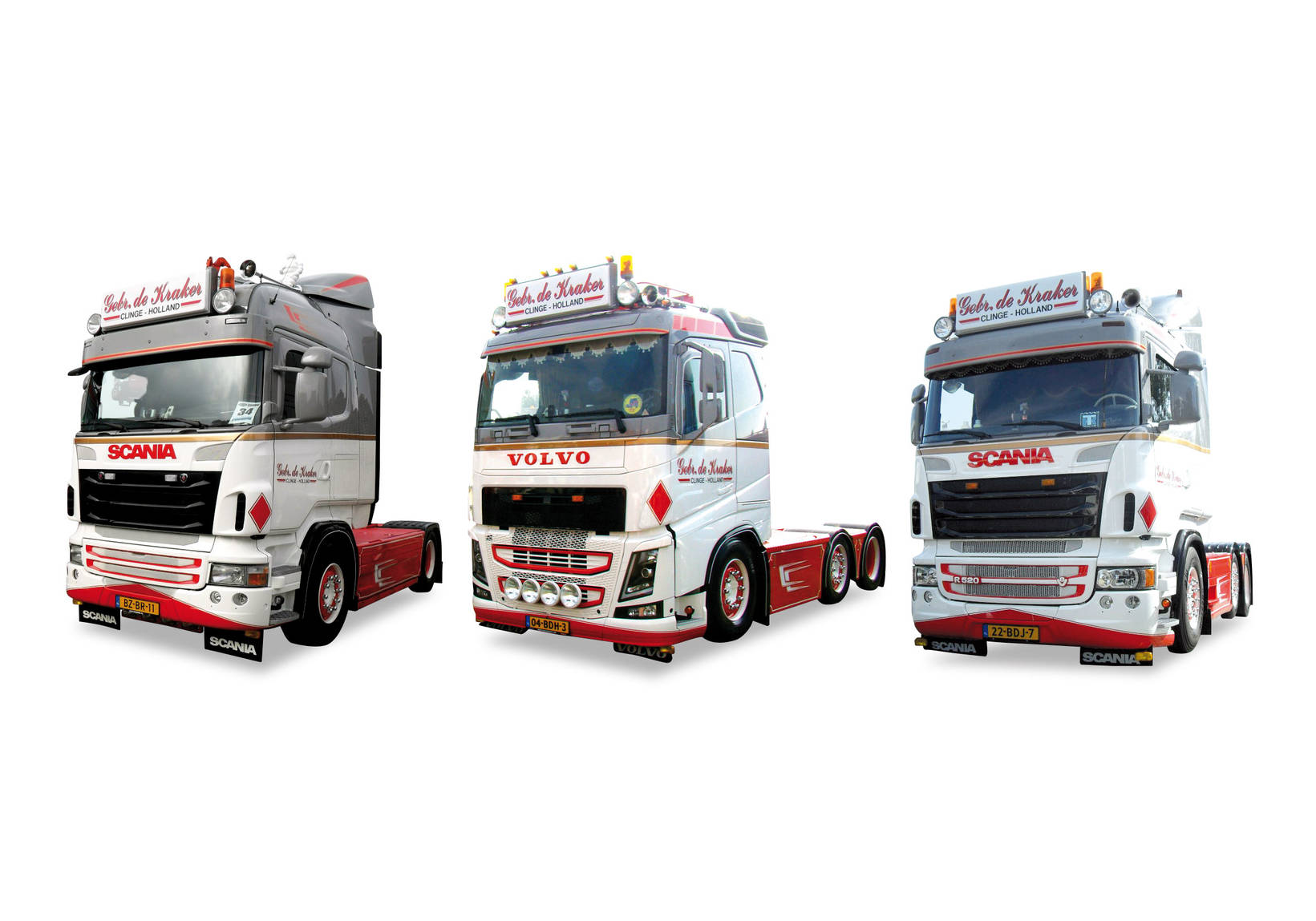 Rigid tractor set "L. de Kraker"