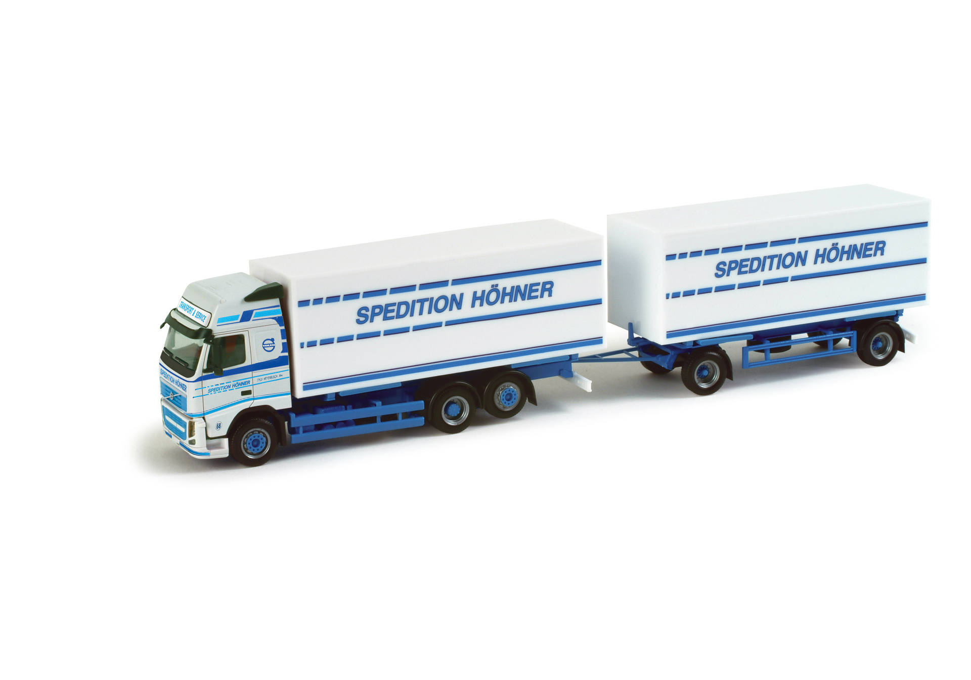 Volvo FH3 GL Wechselkoffer-Hängerzug "Höhner"
