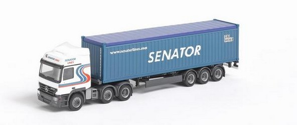 Mercedes-Benz Actros L '02 40ft Container saddle train