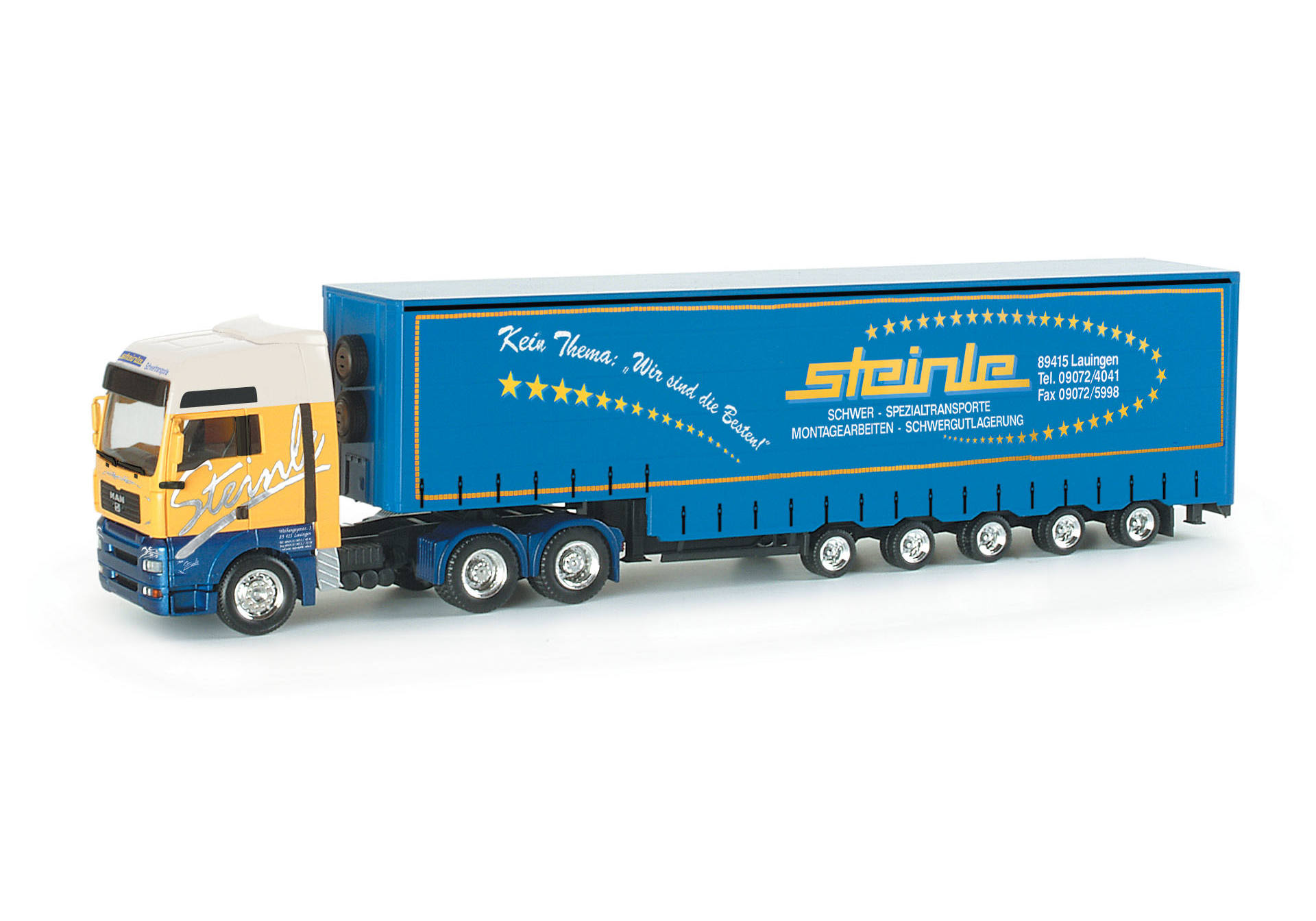 MAN TGA XXL Volumen-Sattelzug "Steinle"