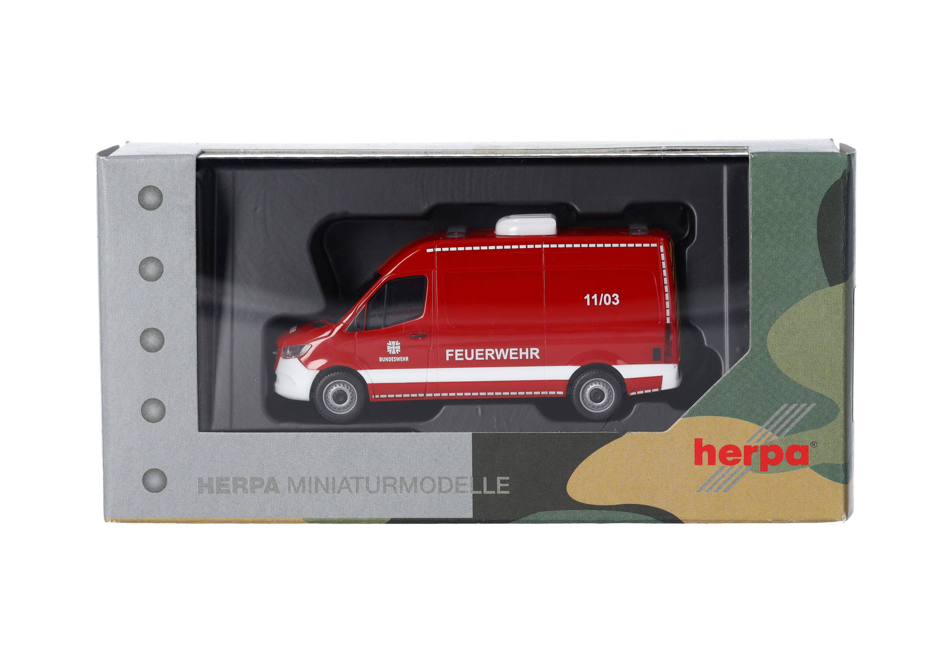 Mercedes-Benz Sprinter 18 transporter high-roof "German Forces / Fire brigade" (11/03)