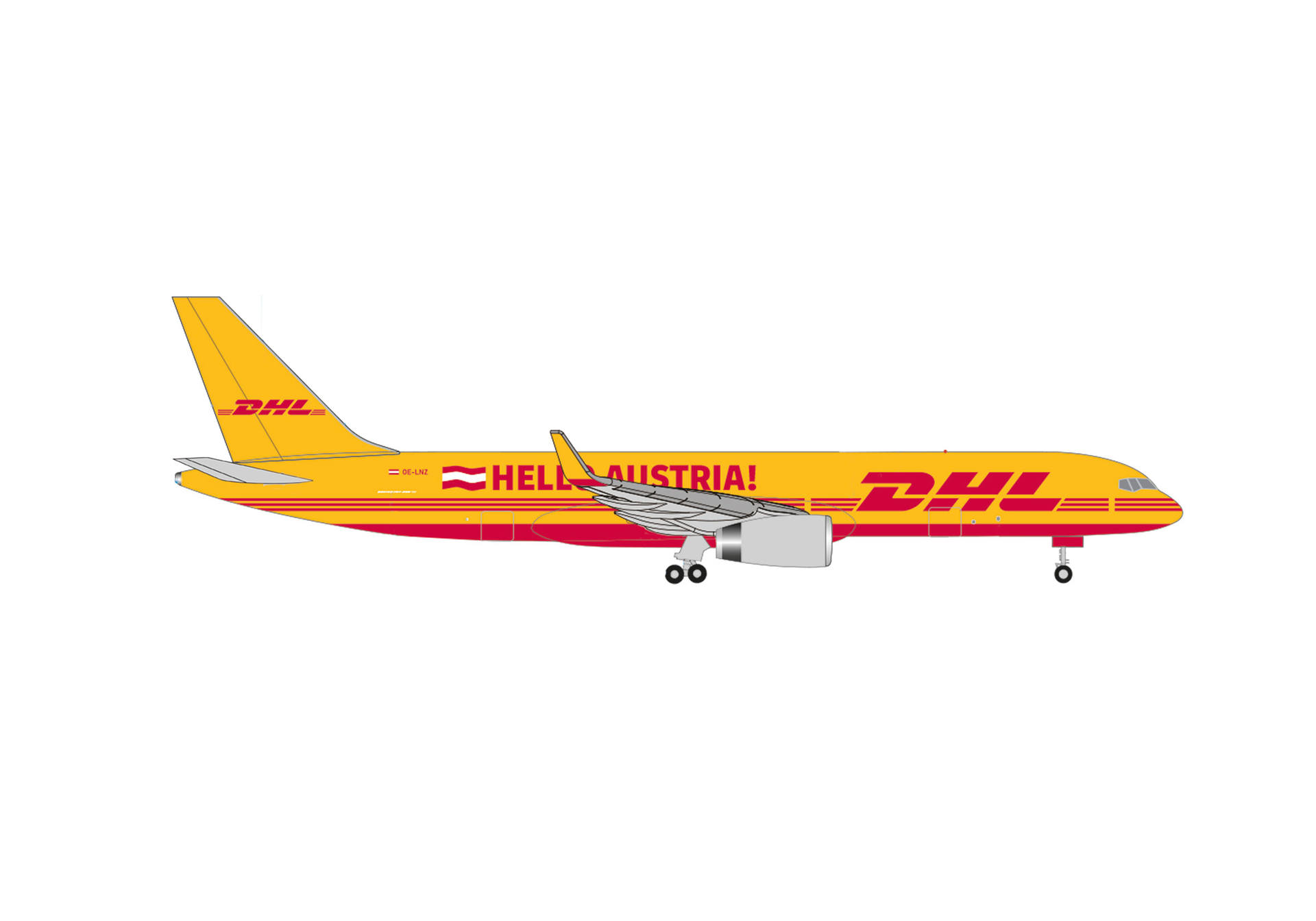DHL Air Austria Boeing 757-200 “Servus/Hello Austria” – OE-LNZ