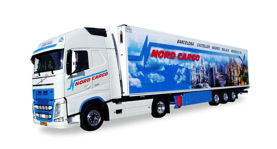 Volvo FH GL refrigerated semitrailer "Nord Cargo"