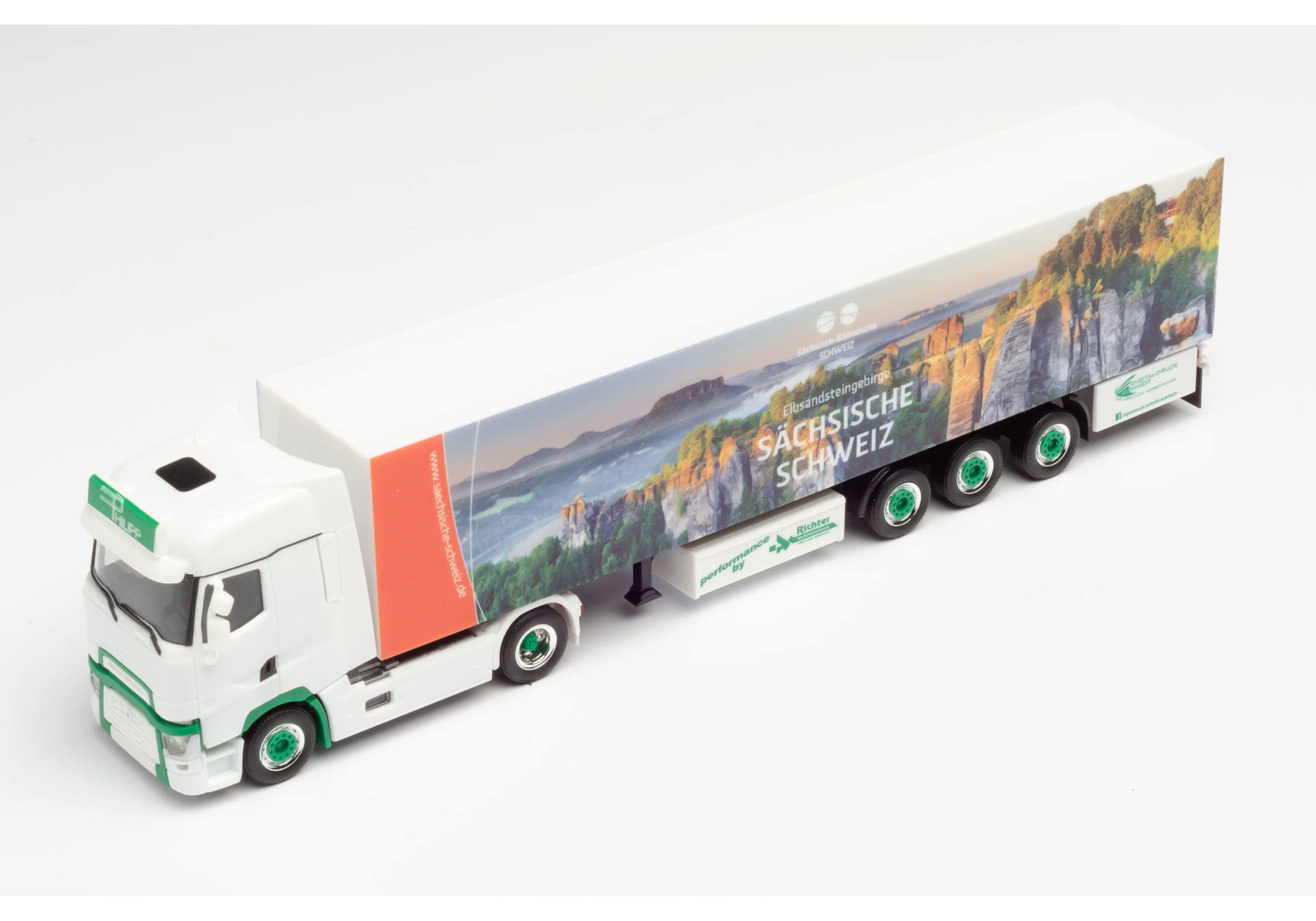Renault T box semitrailer "Spedition Philipp / Sächsische Schweiz"