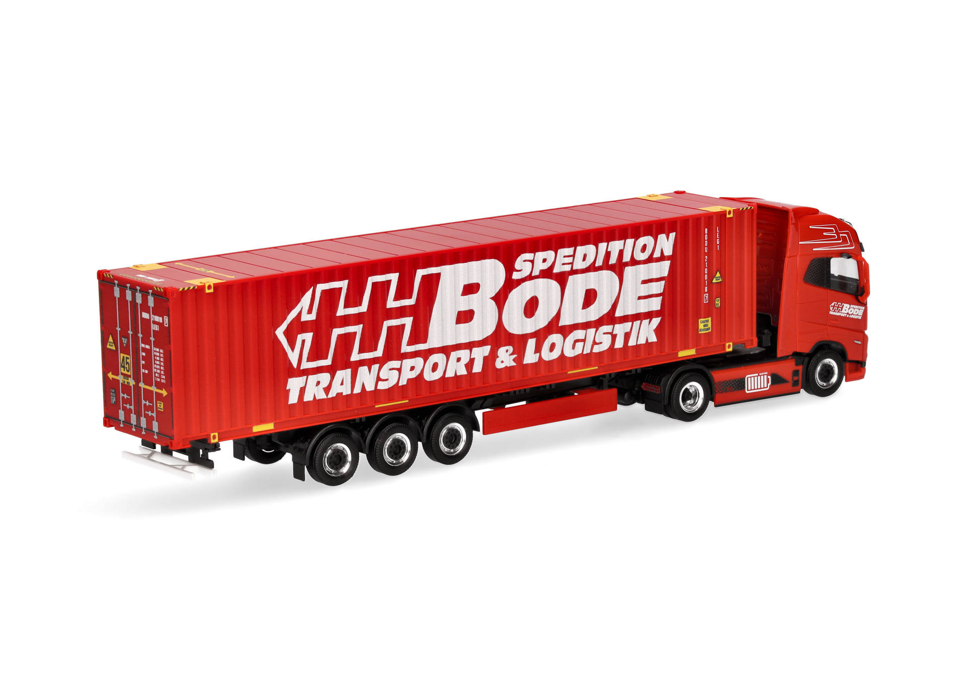 Volvo FH GL XL Electric 45ft container semitrailer "HH Bode"