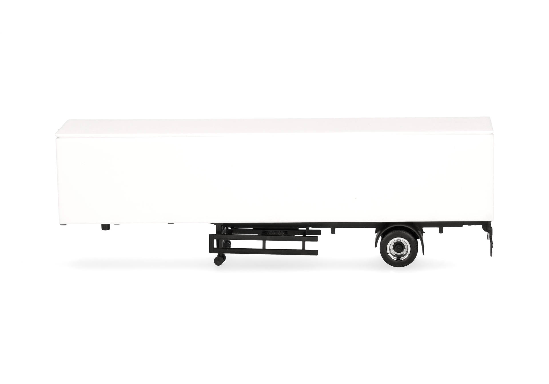 Box trailer 1axles, white