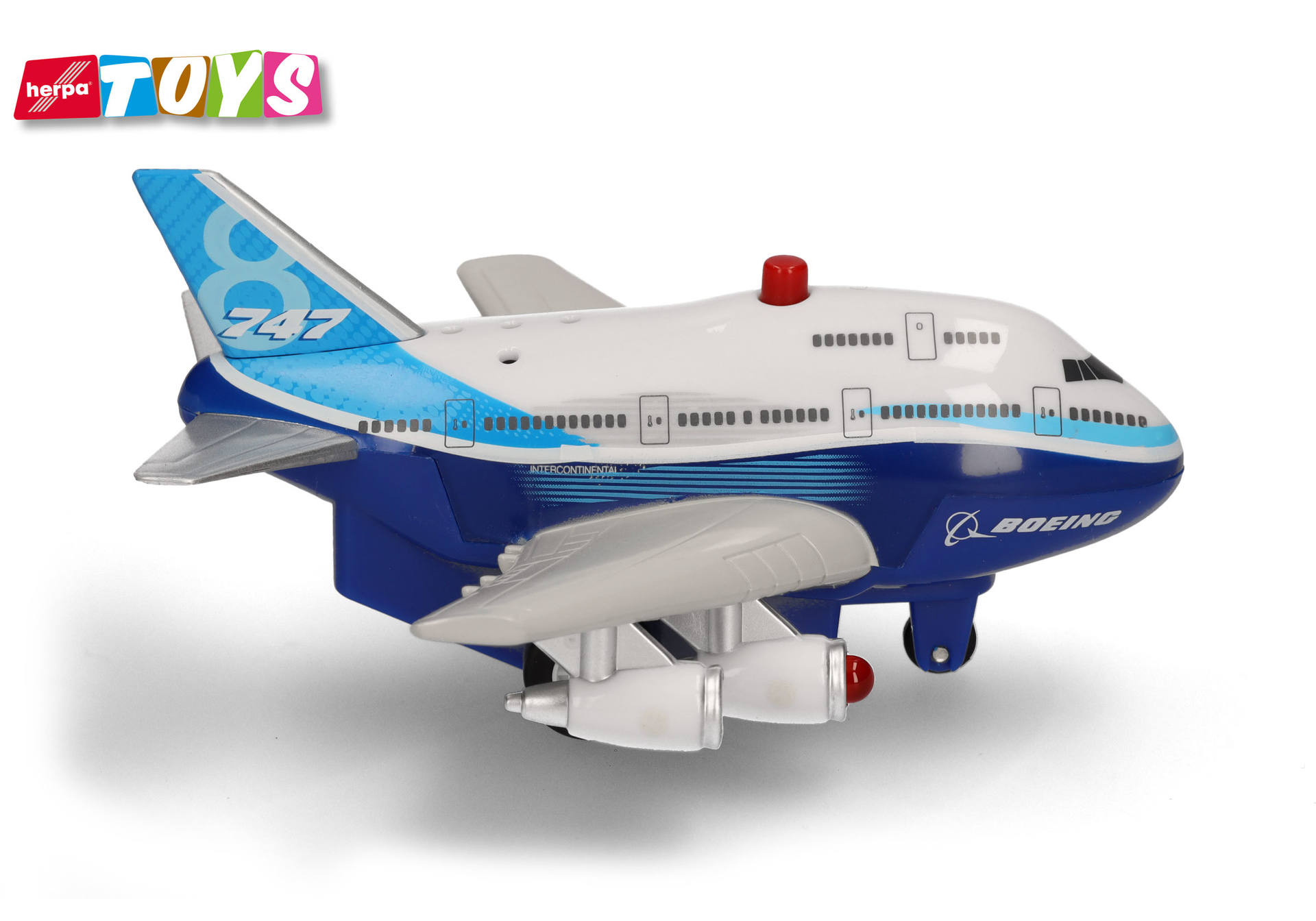 Herpa Toys: Boeing 747-8 Pullback Aviation Toy