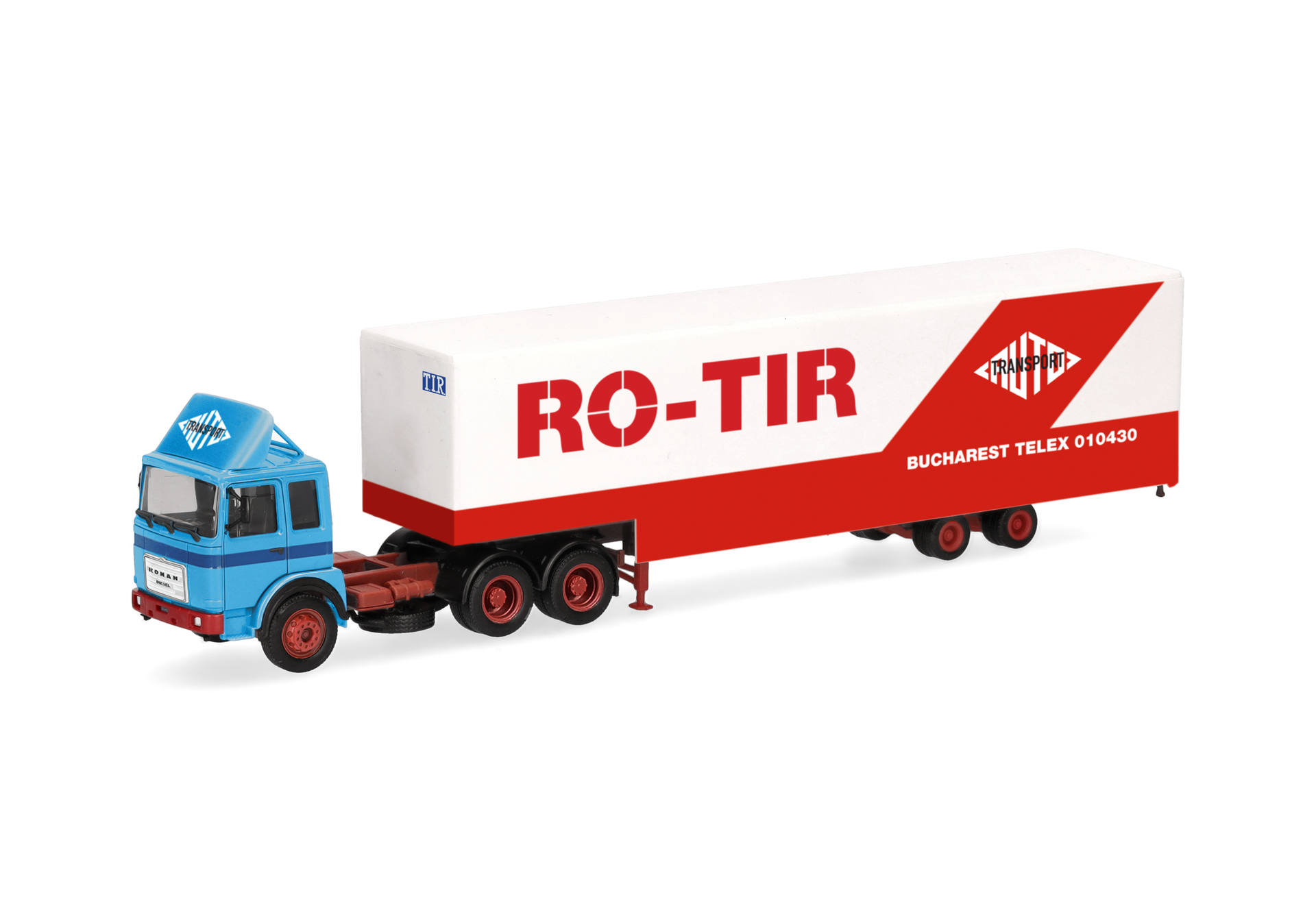 Roman Diesel 6x4 Jumbokoffer-Sattelzug "RO-TIR" (Rumänien)