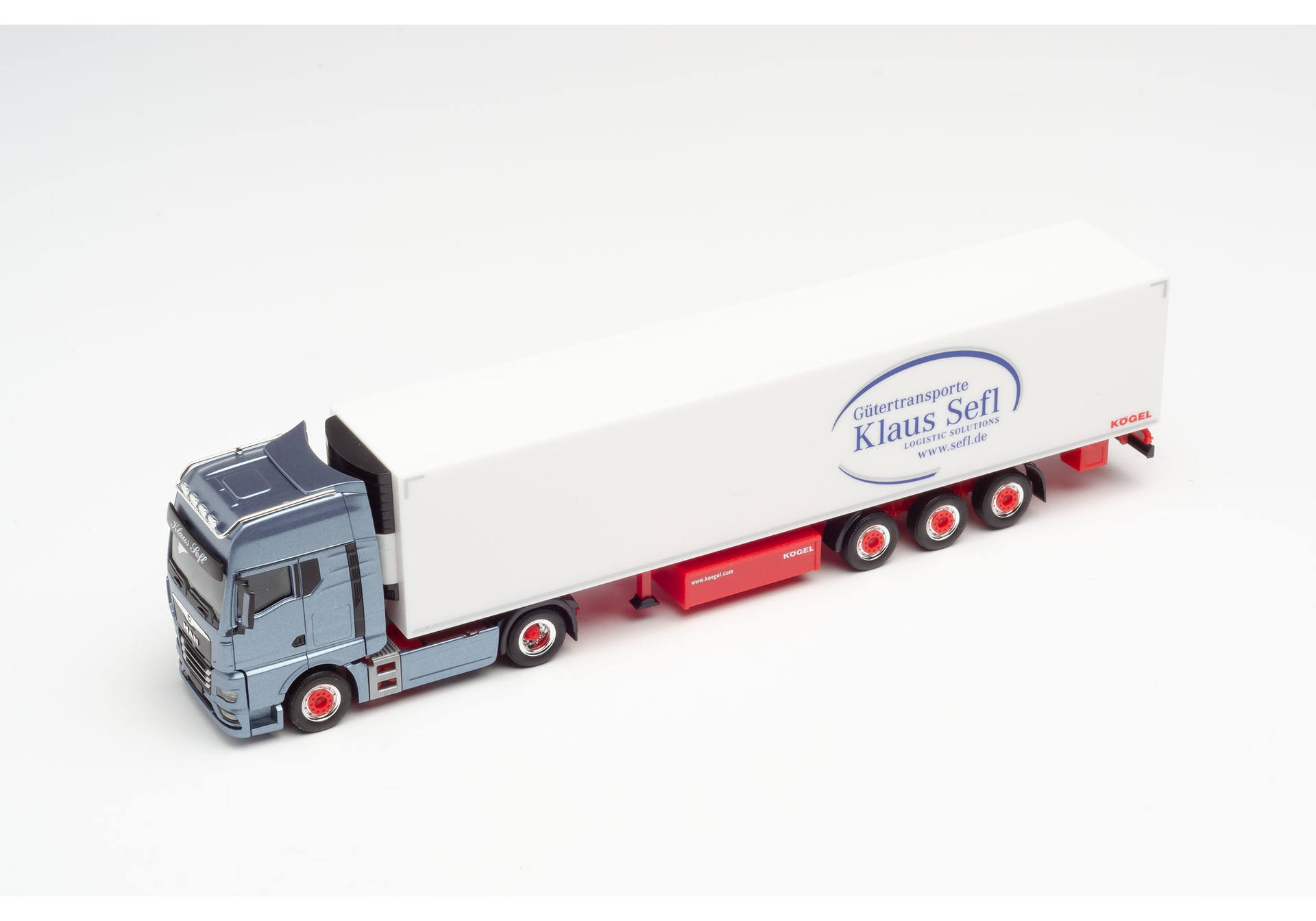 Herpa Man Tgx Gx Refrigerated Box Semitrailer Sefl Transporte