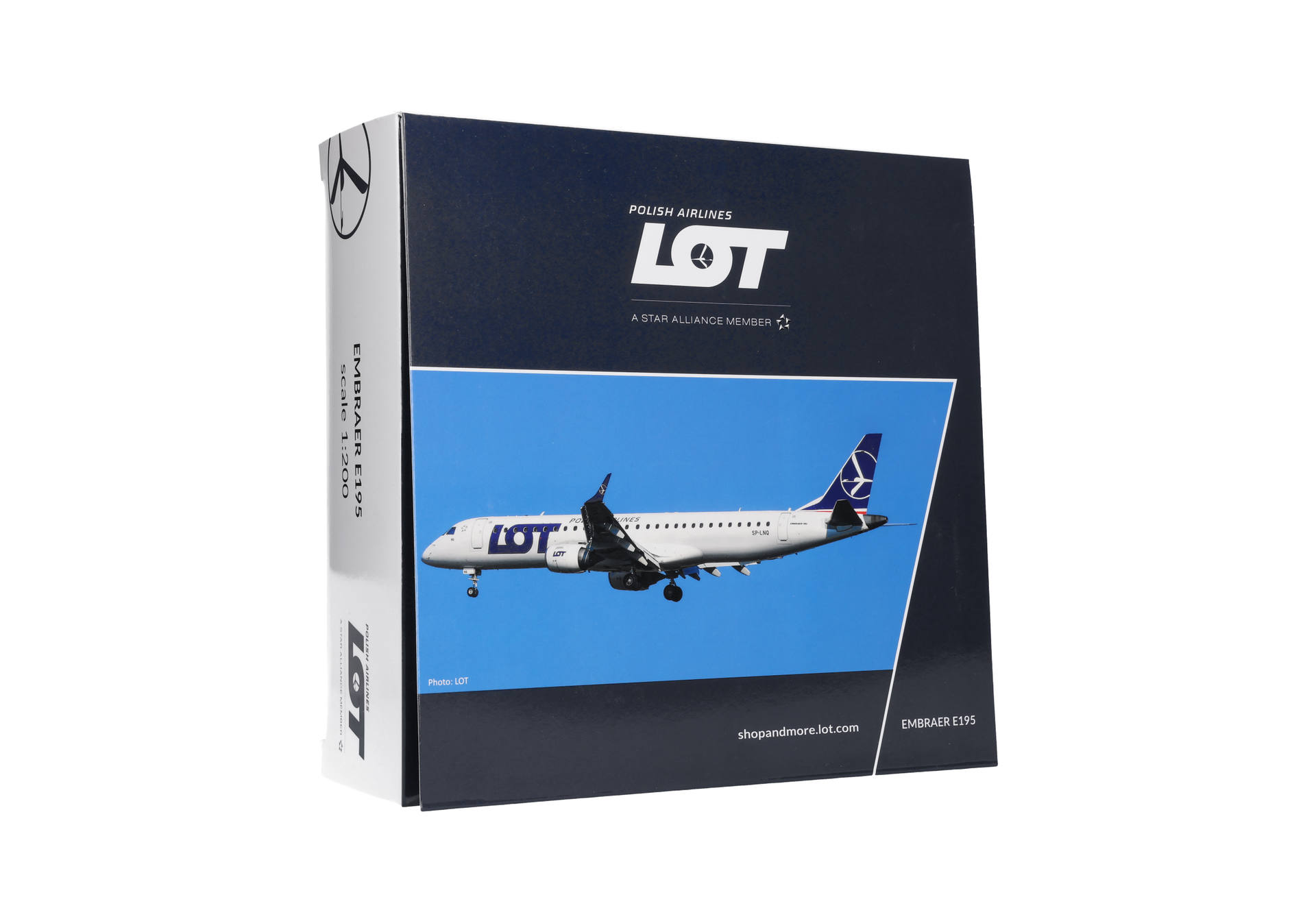 airliner, emergency model, LOT, box, airplane box