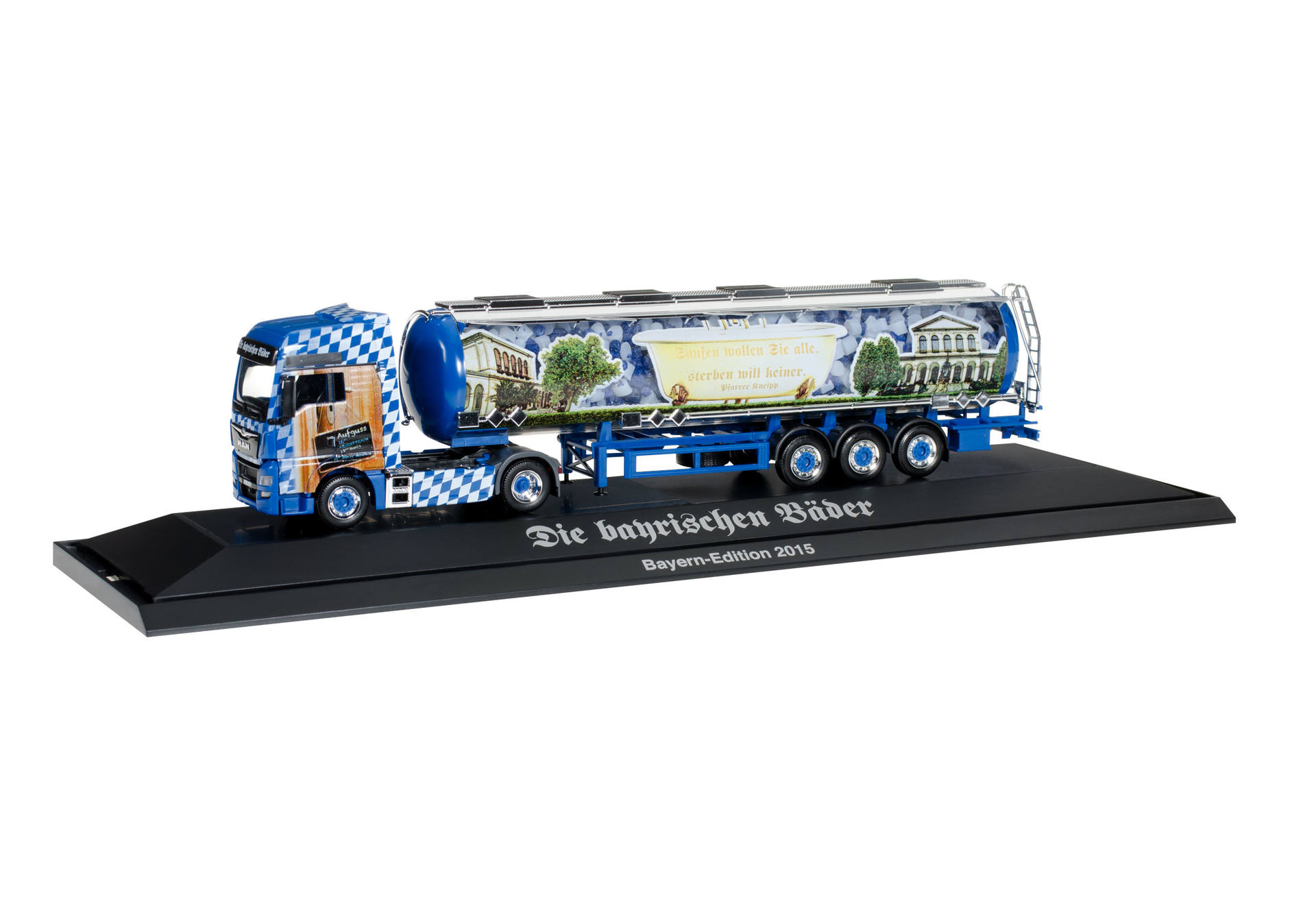 MAN TGX XXL jumbo semitrailer "Die bayrischen Bäder"