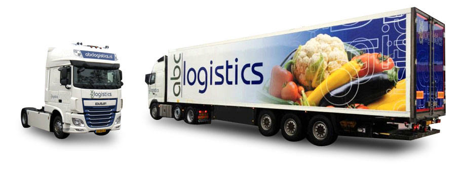 DAF XF Euro 6 refrigerated box semitrailer "ABC Logistics"