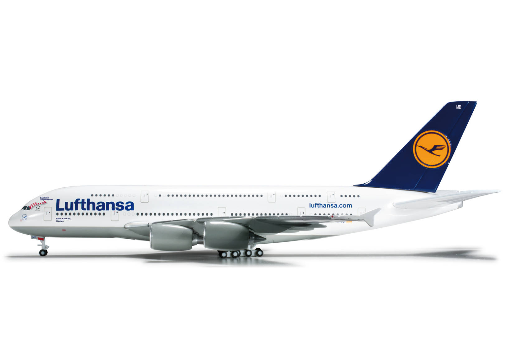 Lufthansa Airbus A380 "FC Bayern"