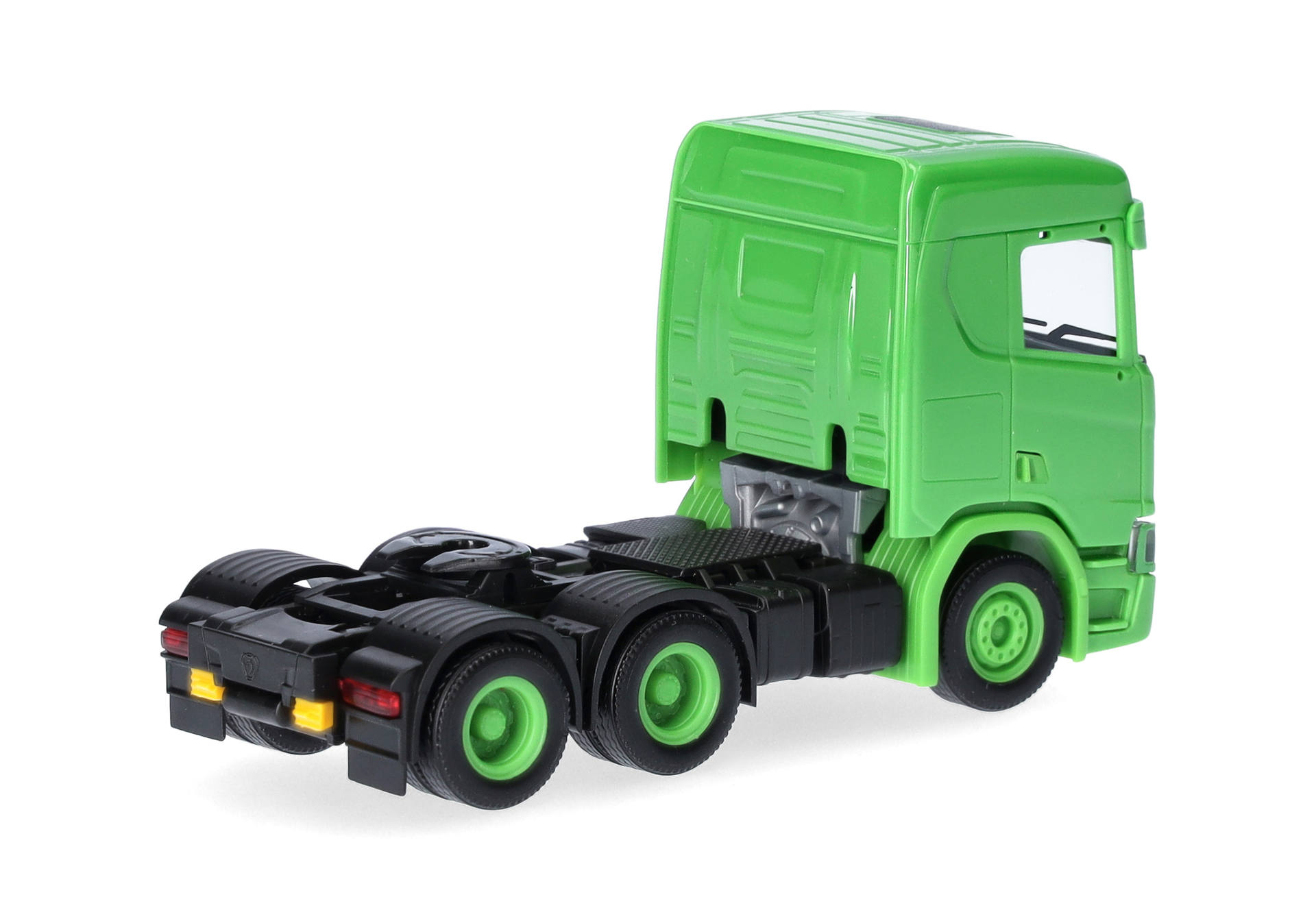 truck, tractor, semi-truck, die-cast, green