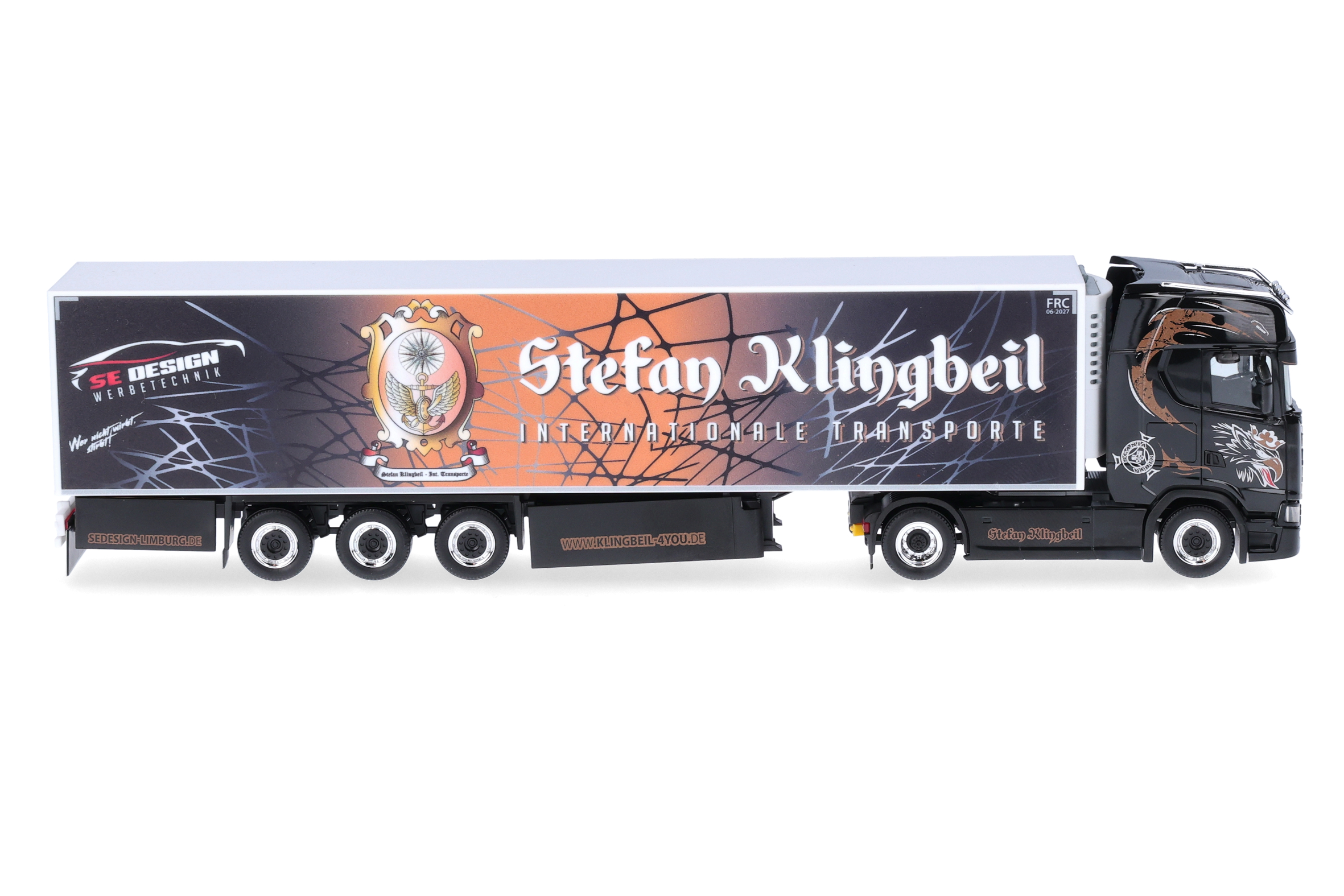 truck, semi-trailer, trailer, graphic wrap, model truck