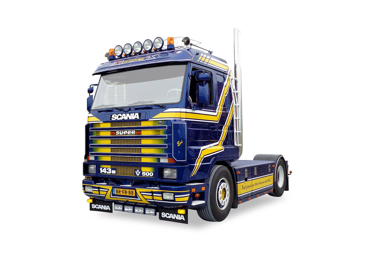 Scania 143 Streamline rigid tractor "Oosterbrugge"