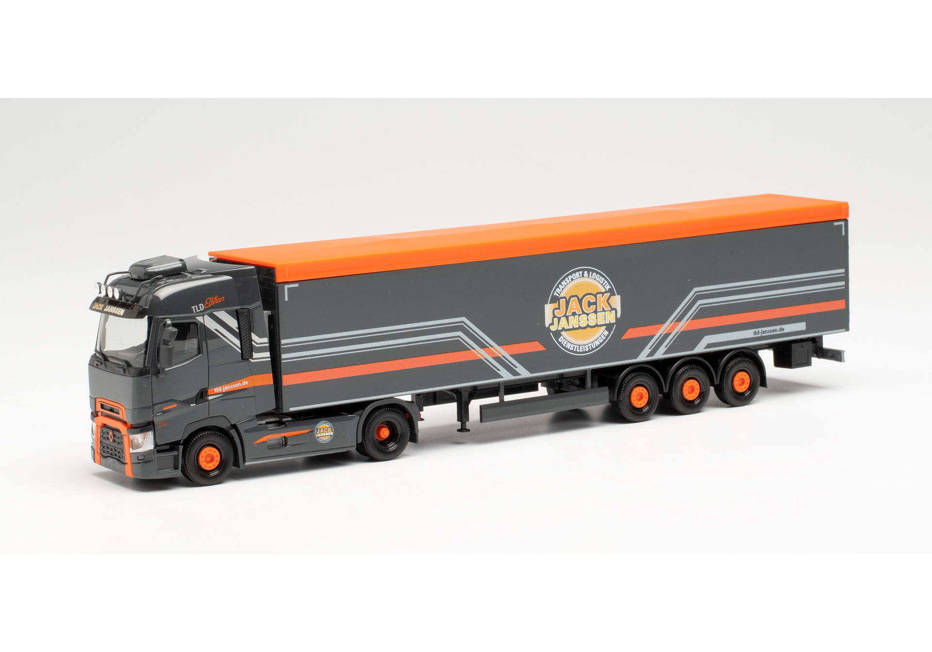 Renault T walking floor semitrailer Jack Janssen