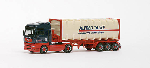 MAN TGA XXL bulk container semi 30ft. "Talke"
