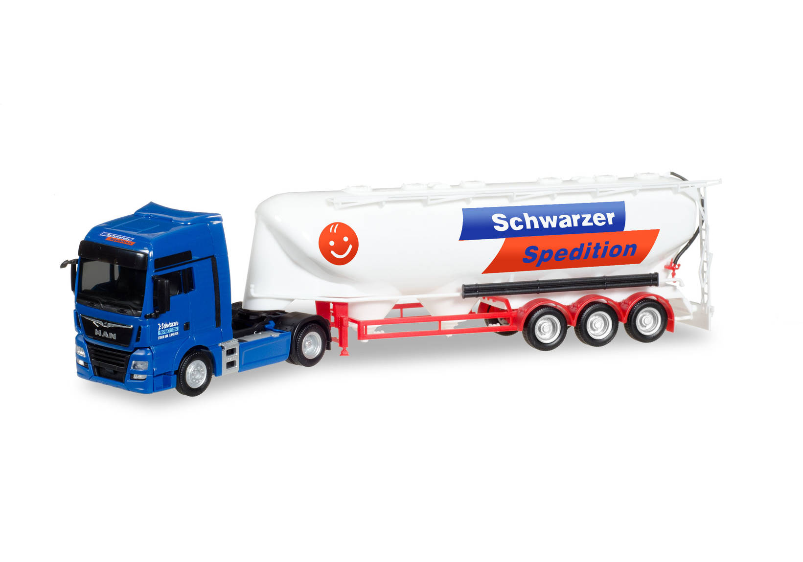 MAN TGX XXL Euro 6c Eutersilo-Sattelzug "Schwarzer Spedition"