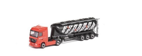 Mercedes-Benz Actros LH '02 (V8) uddersilo saddle train