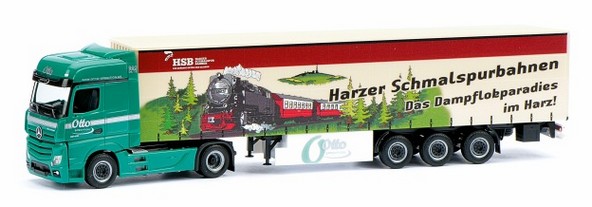 Mercedes-Benz Actros '11 bigspace curtain plane saddle train 2A/3A