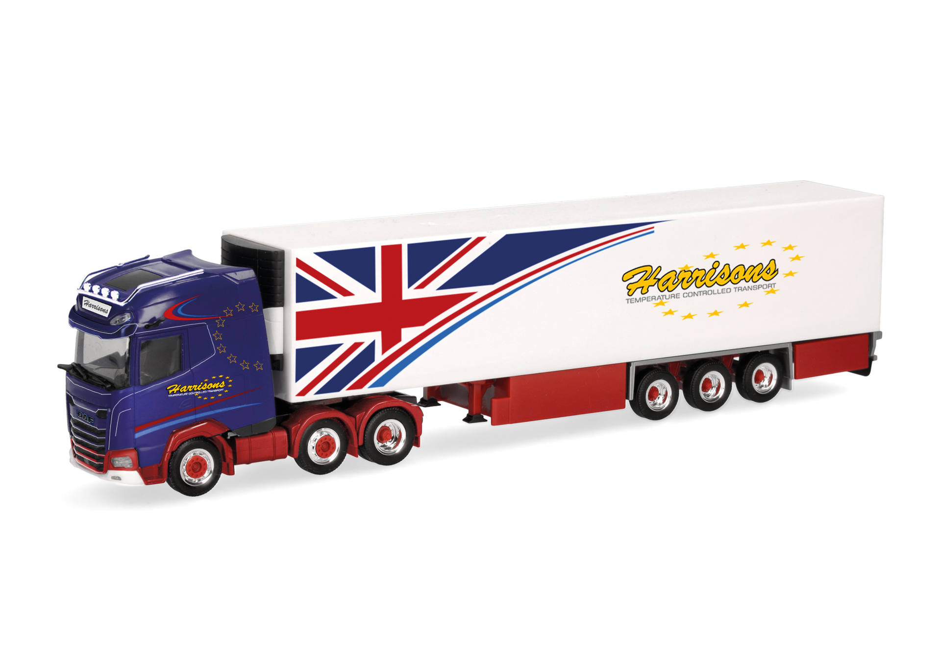 DAF XG+ Kühlkoffer-Sattelzug "Harrisons" (Großbritannien)