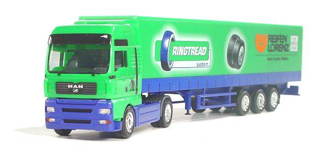 MAN L41 curtain canvas semitrailer "Ellerbrock"