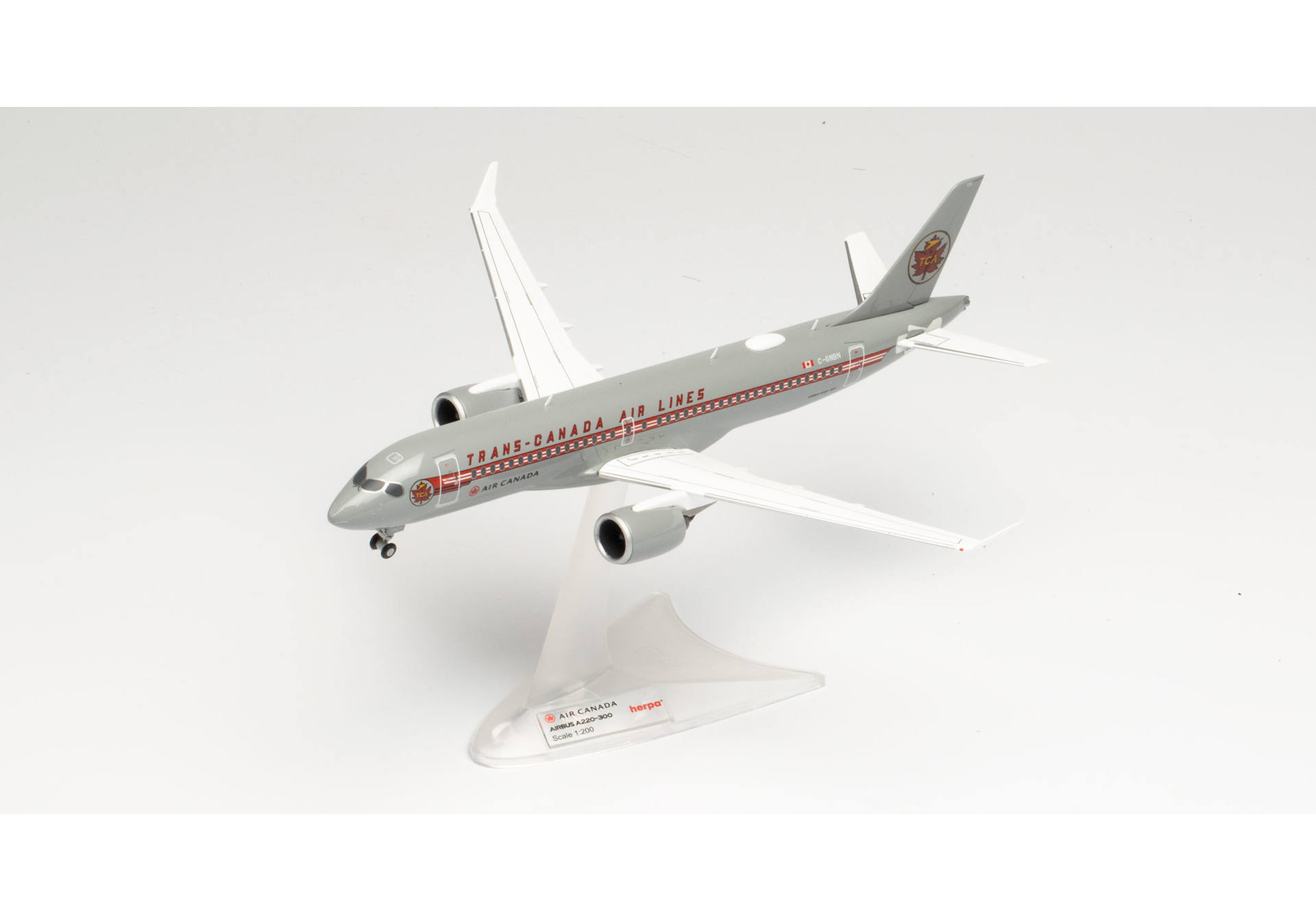 Air Canada Airbus A220-300 - Trans Canada Air Lines retro livery – C-GNBN