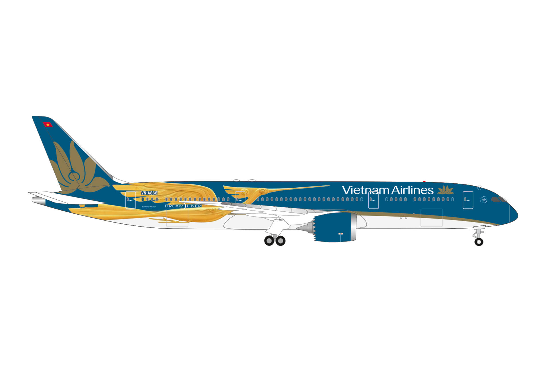 airplane, airliner, Vietnam Airlines, livery, dreamliner