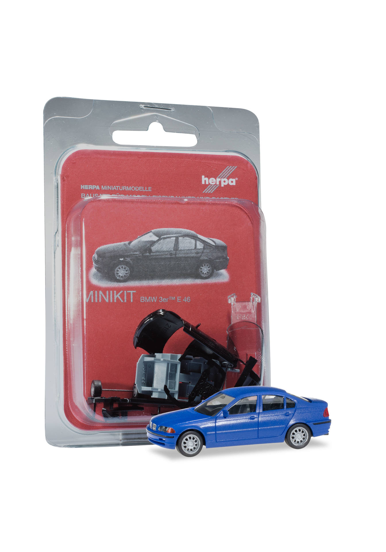 Herpa MiniKit: BMW 3er Limousine E46, blau