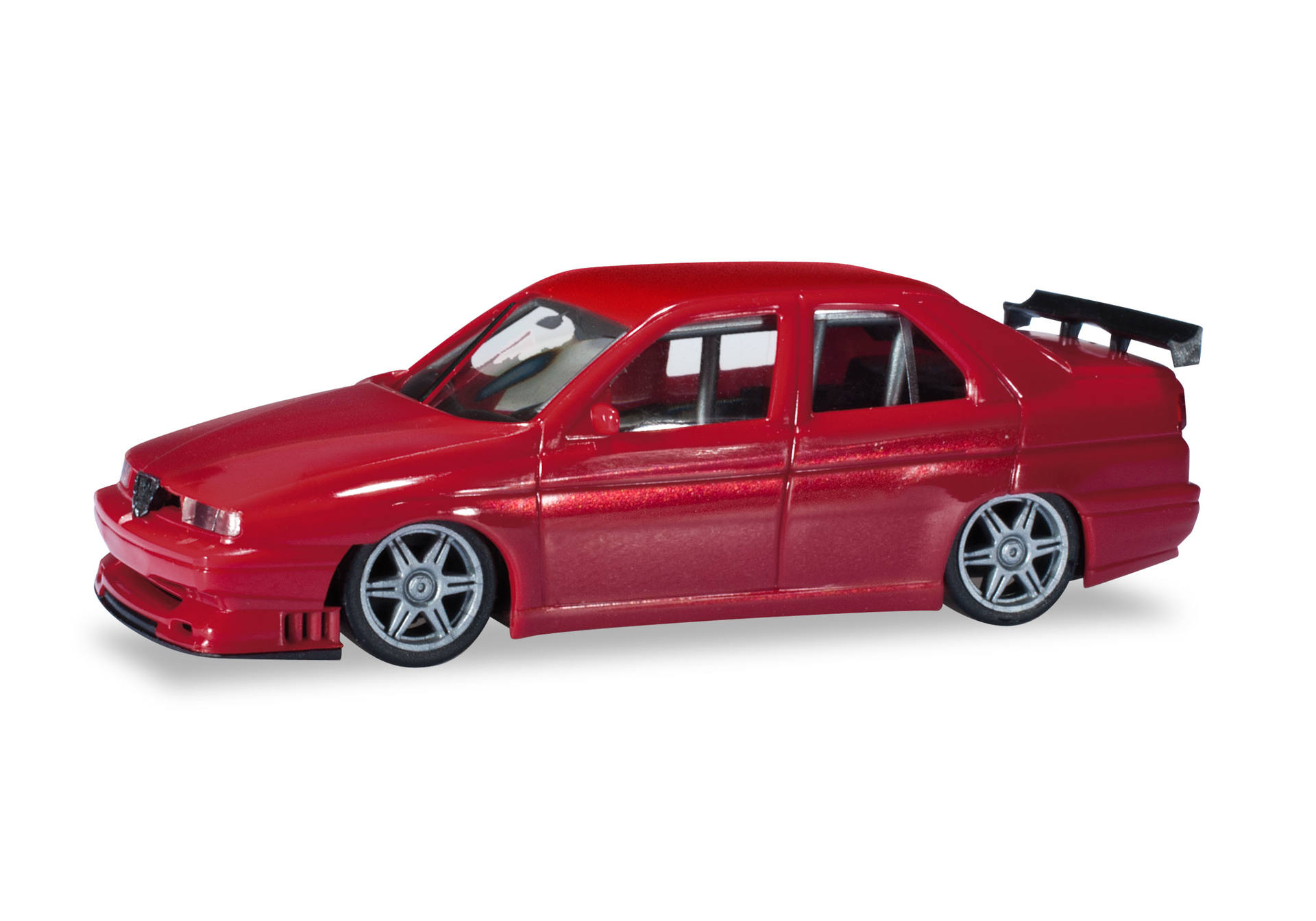 Alfa Romeo 155 racing, red metallic