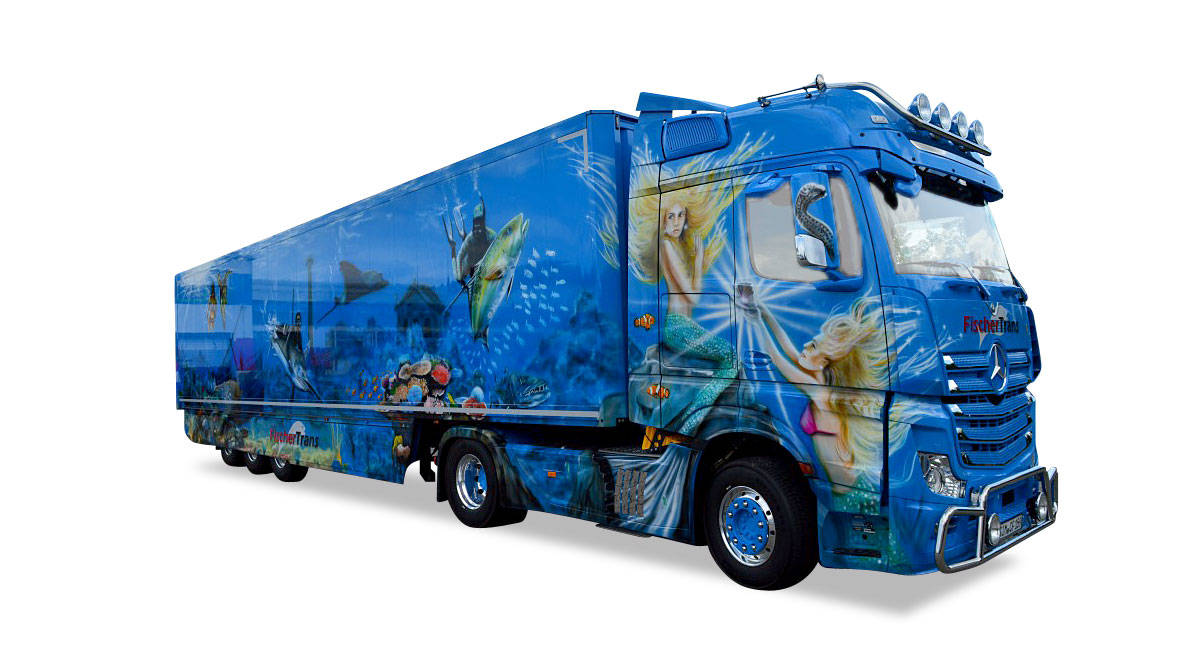 Mercedes-Benz Actros Bigspace semitrailer "Fischer Trans"