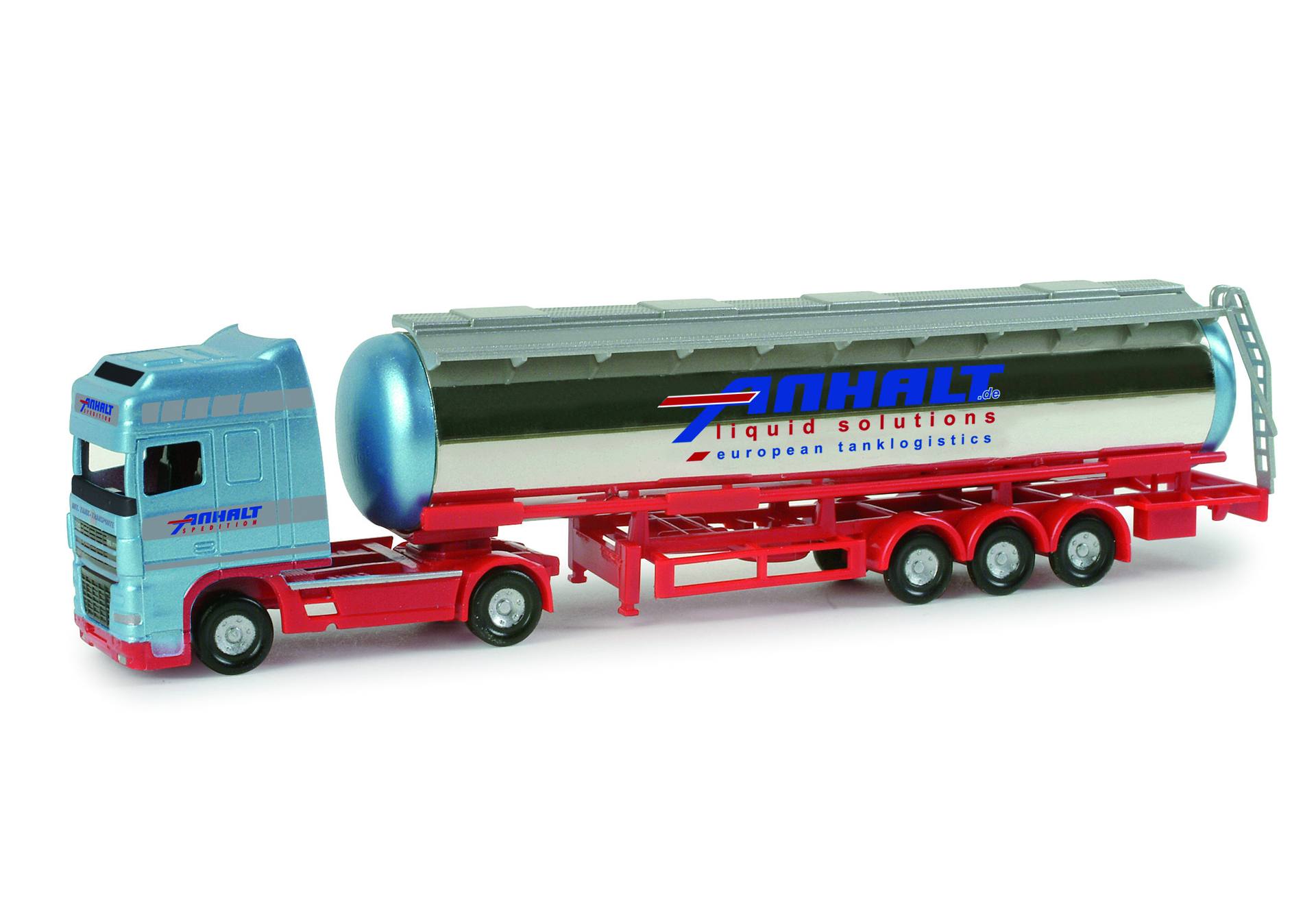 DAF XF 95 SSC chromium plated tank semitrailer "Anhalt"