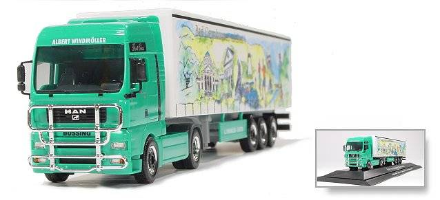 MAN TGA XXL curtain canvas semitrailer "Bad Oeynhausen"