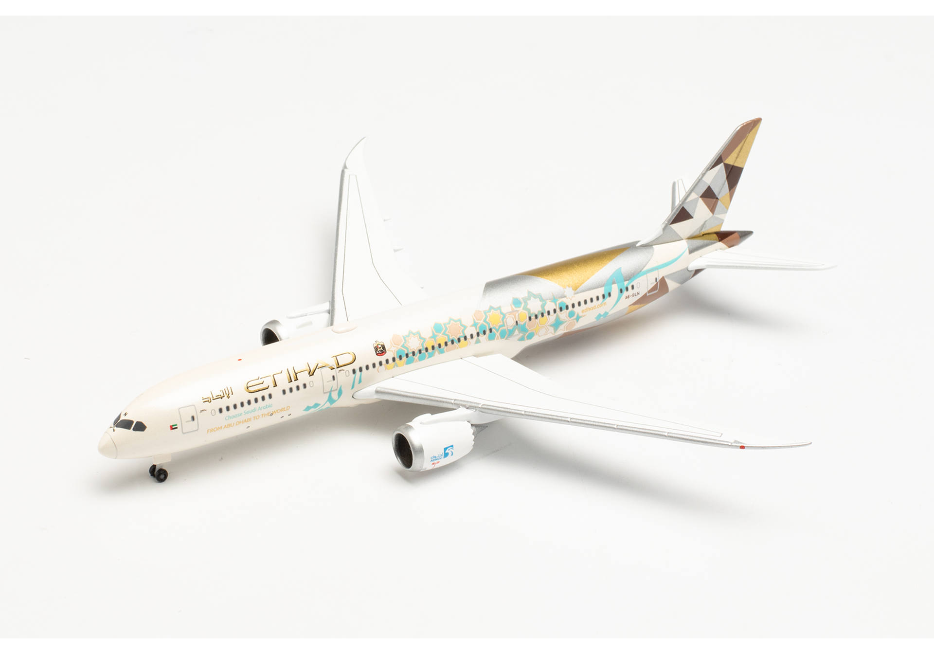 Etihad Airways Boeing 787-9 Dreamliner “Choose Saudi Arabia” – A6-BLN