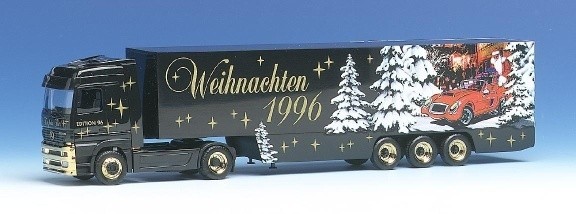 Mercedes-Benz Actros LH case-saddle train 2A/3A Herpa Christmas Truck 1996