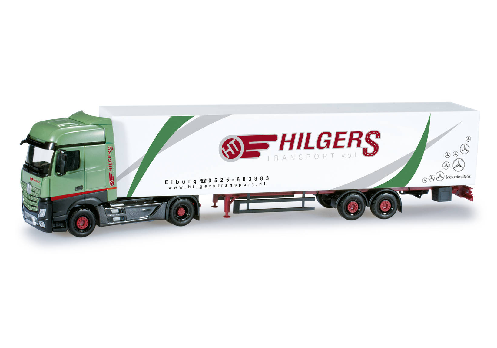 Mercedes-Benz Actros Bigspace Koffer-Sattelzug "Hilgers Transport" (NL)